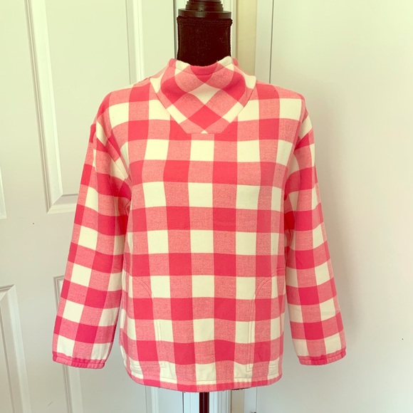 Vineyard Vines Other - NWT Vineyard Vines Pink Buffalo Plaid Cowl Fleece